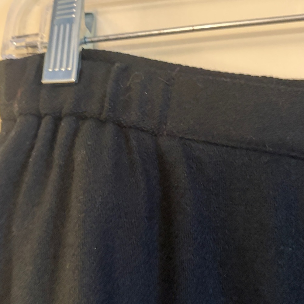 Requirements Vintage Classic Academia Preppy Black Maxi Virgin Wool Skirt, 10 - Picture 7 of 7